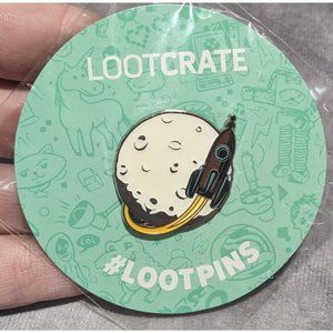 Moon Rocket Loot Crate Loot Pin